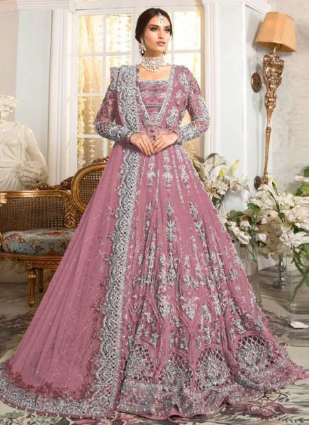 Pink Colour KF 115 New Latest Designer Heavy Butterfly Net Exclusive Pakistani Salwaar Suit Collection 115 A